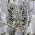 Wedding Toast Glass Set Bride Groom Glass set Engagement Gifts Couple Toasting Glasses Newlywed Champagne Flute Prosecco Goblet Reception