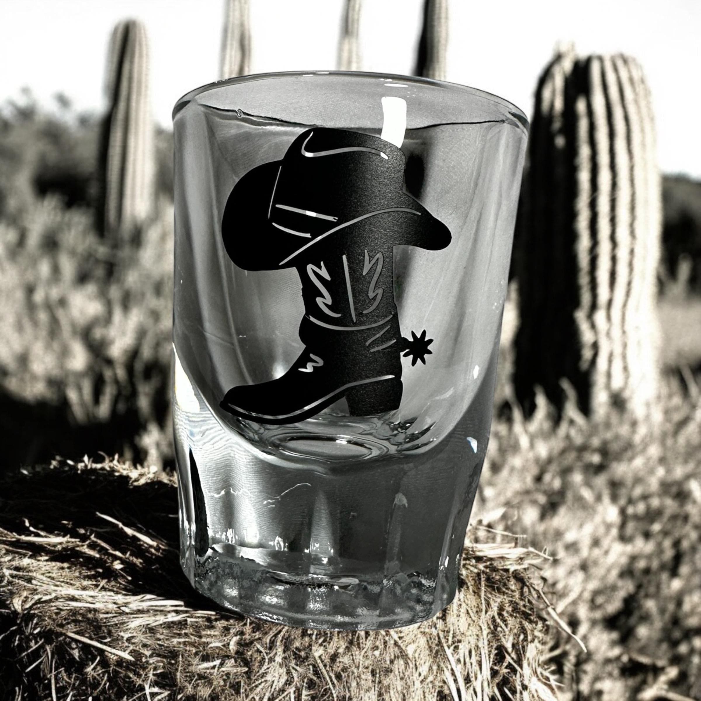 Cowboy Shot Glass Western Barware Country Party Favor Bachelorette Celebration Supplies Rodeo Theme Wedding Gift Rustic Ranch Style Favors