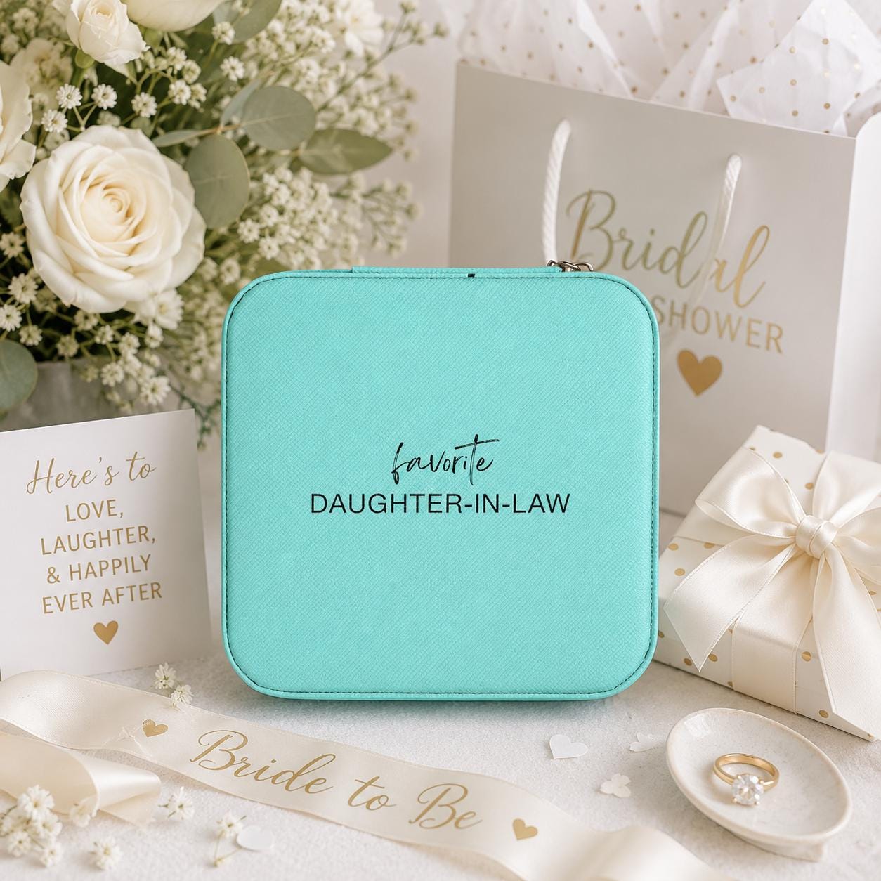Travel Jewelry Case Compact Storage Organizer Portable Zippered Holder Small Leather Pouch Mini Accessory Box Daughter Law Gift Woman Trip