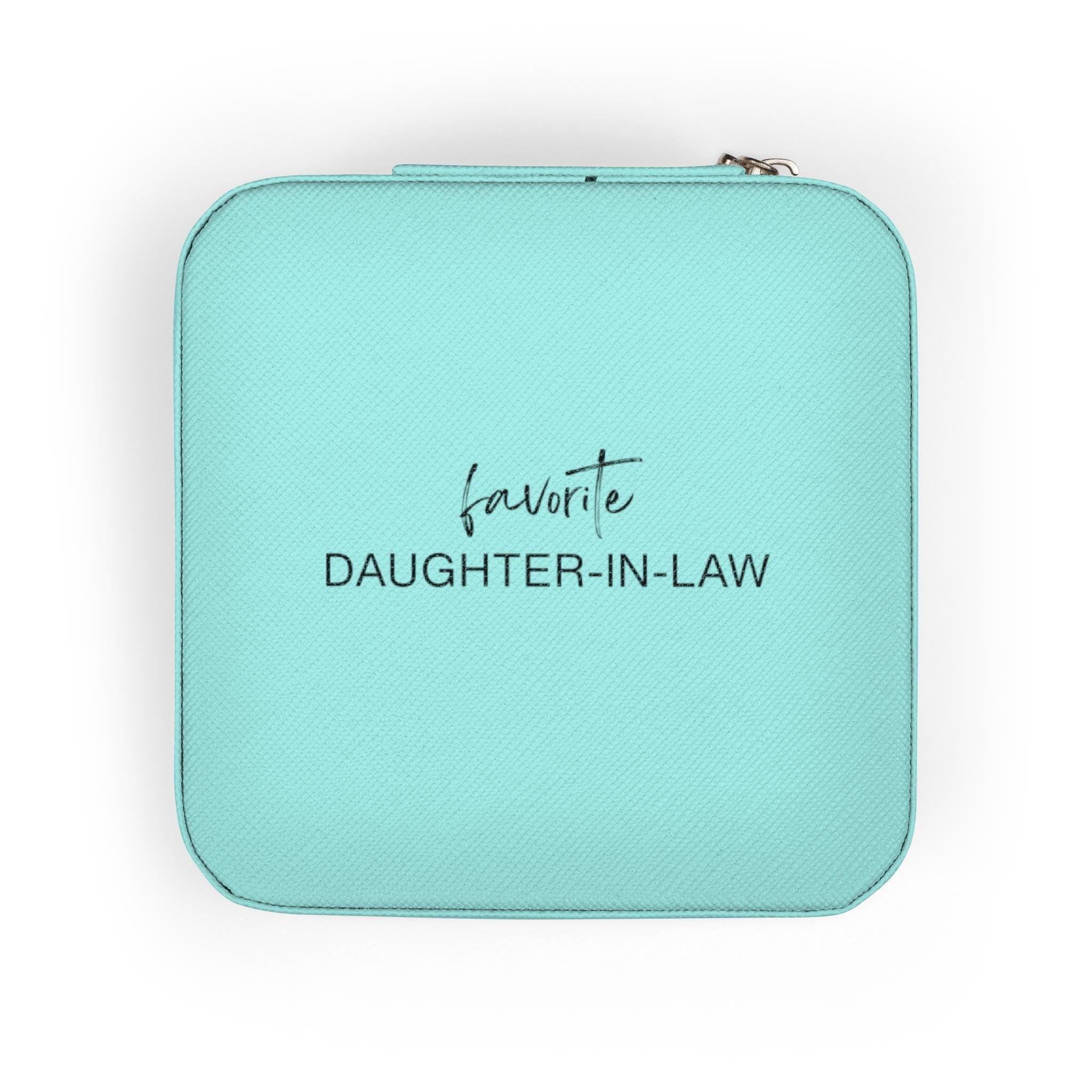 Travel Jewelry Case Compact Storage Organizer Portable Zippered Holder Small Leather Pouch Mini Accessory Box Daughter Law Gift Woman Trip