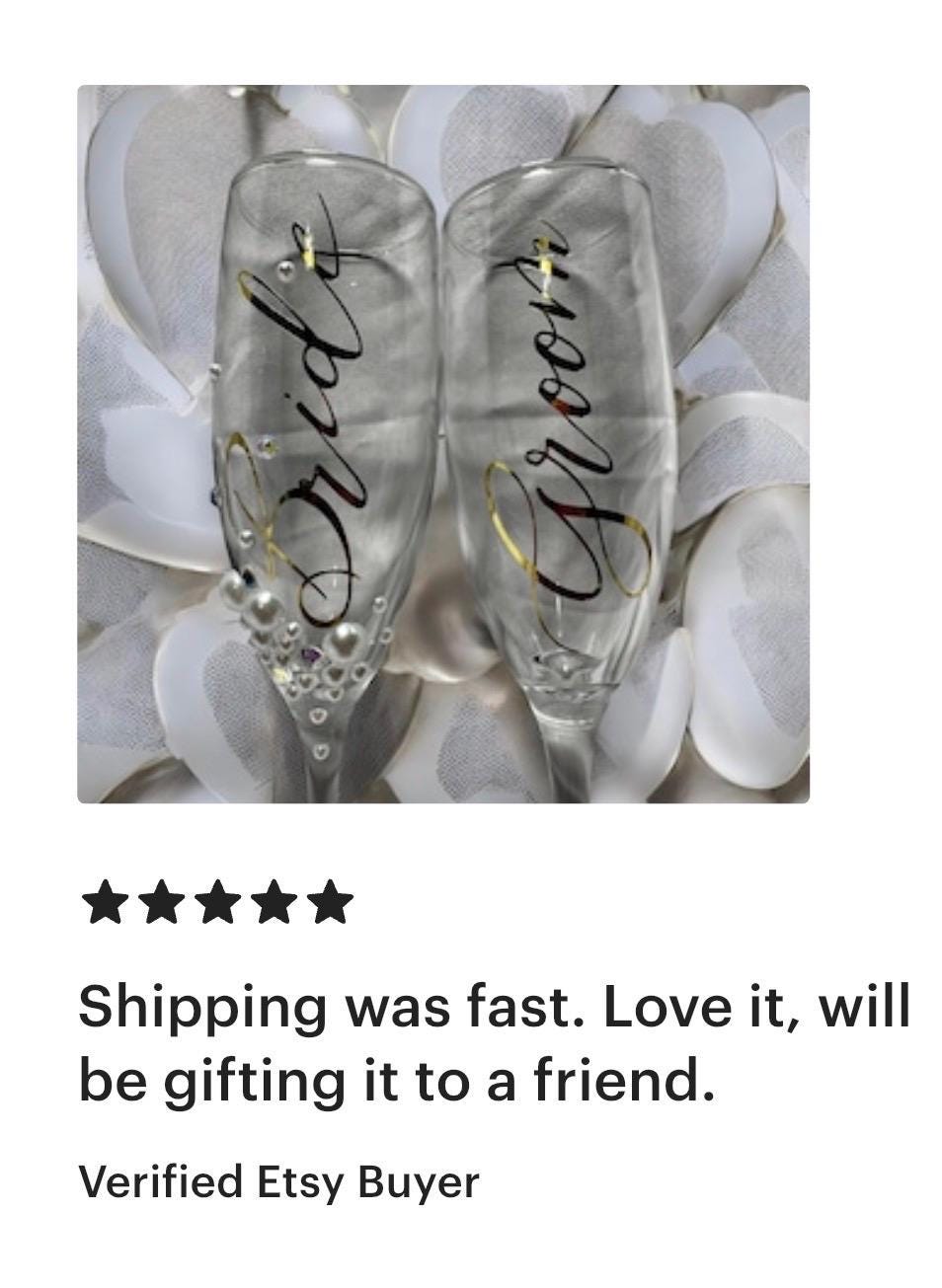 Wedding Toast Glass Set Bride Groom Glass set Engagement Gifts Couple Toasting Glasses Newlywed Champagne Flute Prosecco Goblet Reception