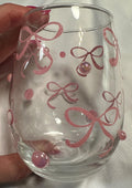 Sparkly Wine Glass Happy Birthday Gift Woman Bachelorette Party Stemless Birthday Glam Celebration Bridal Shower Bridesmaid Appreciation